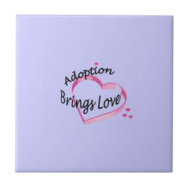 Adoption holt Liebe-Fliese Fliese (Vorderseite)