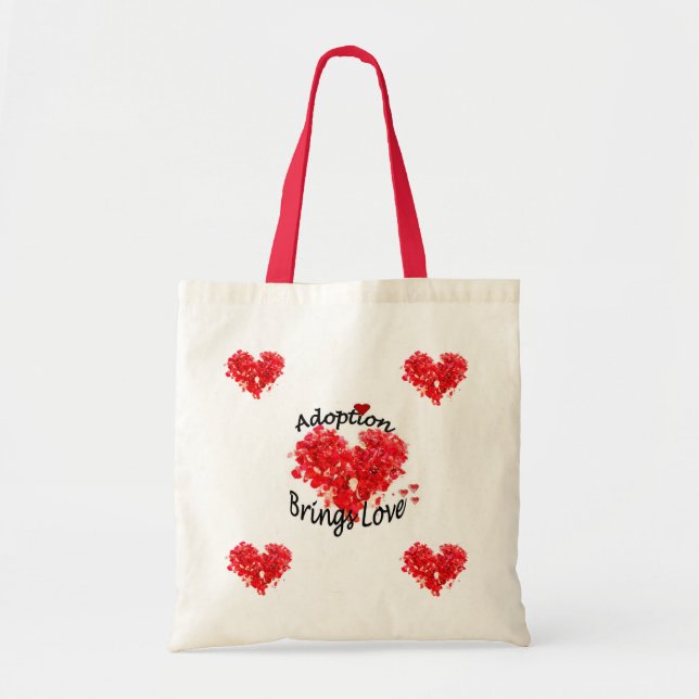 Adoption holt Liebe-Tasche Tragetasche (Vorne)