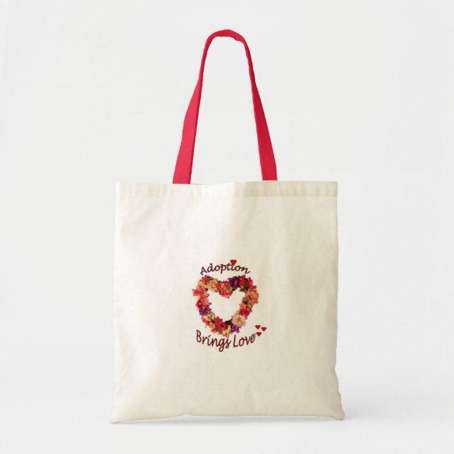 Adoption holt Liebe-Tasche Tragetasche (Vorne)