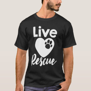 Adoption Hundehütte für die Rettungsrettung T-Shirt