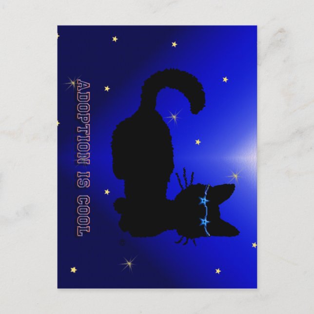 Adoption ist cool postkarte (Vorderseite)