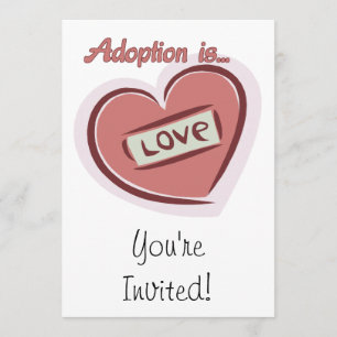 Adoption ist Liebe Einladung