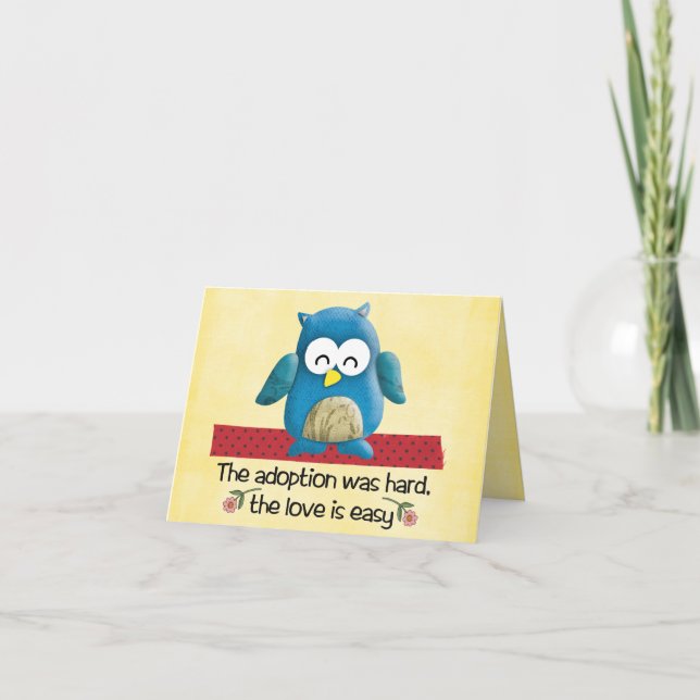 Adoption Karte (Vorderseite)