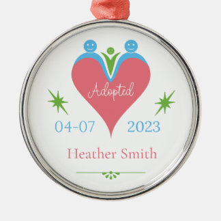 Adoption Ornament Personalisiert als Erstes Weihna