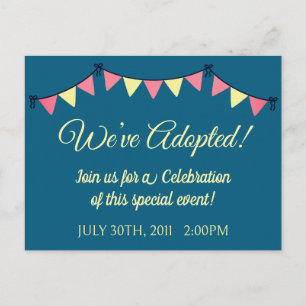 ADOPTION Party Einladungen