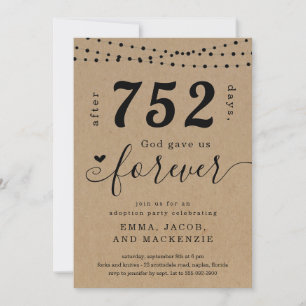 Adoption Party / Gotcha Tagesfeier Einladung