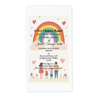 Adoption Rainbow Baby Dusche