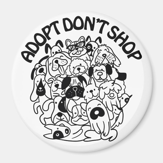 Adoption Retcue Magnet (Vorne)