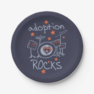 Adoption Rocks Party Pappteller