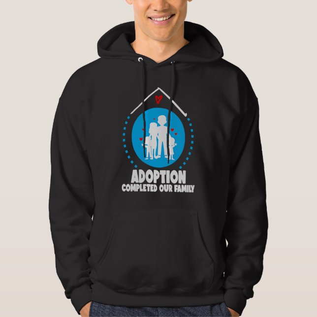 Adoption Symbol idea for Adopting Children Family Hoodie (Vorderseite)