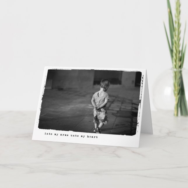 Adoption von Kindern Karte (Vorderseite)