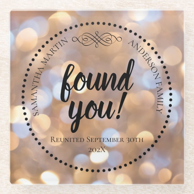 Adoption Wiedersehen Glasuntersetzer (Vorderseite)