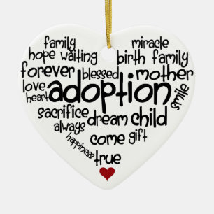 Adoption-Wörter Keramikornament