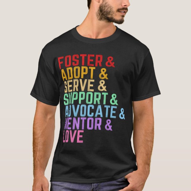 Adoption-Zitate fördern Adoption T-Shirt (Vorderseite)