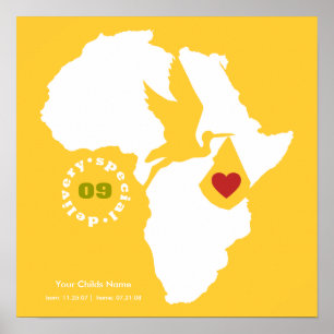 Adoptions-Gotcha Tag - Gedenkgedicht Poster