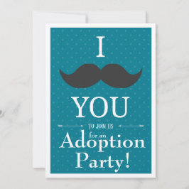 Adoptions-Party-moderne Einladung