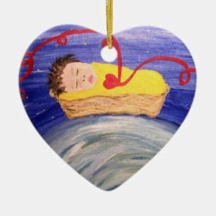 Adoptions-rote Faden-Verzierung Keramik Ornament