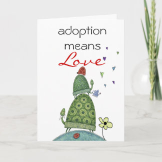 Adoptionsglückwunschkarte Karte