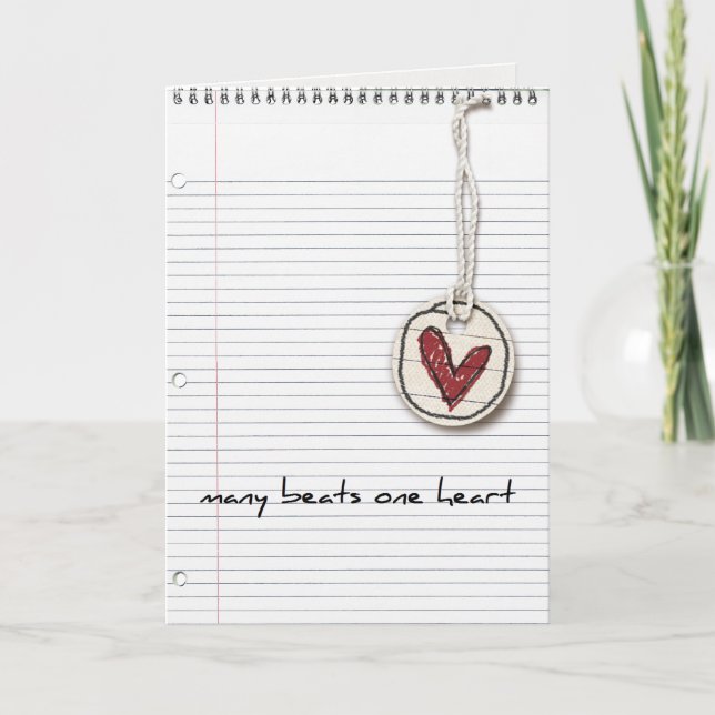 Adoptionsgrußkarte Karte (Vorderseite)