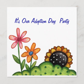 AdoptionstagesParty Einladung