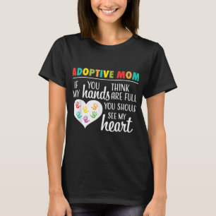 Adoptive Mama Herzpreisvorteil Adoption Geschenk f T-Shirt