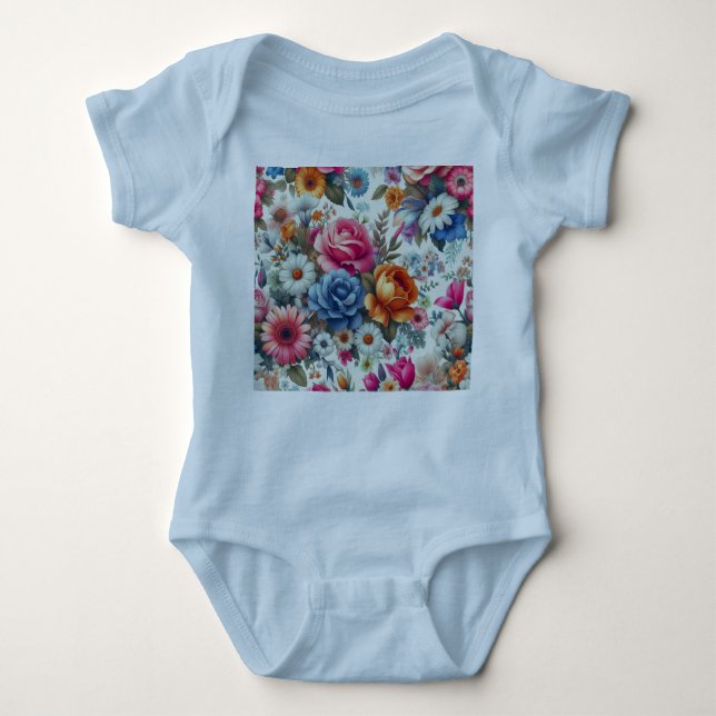 "Adorabl Bodysuit - weich, stilvoll und komfortabe Baby Strampler (Vorderseite)