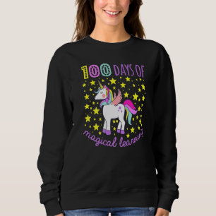 Adorable 100 Tage Magical Learning School Unico Sweatshirt