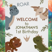 Adorable 1. Geburtstag Boho Dinosaurier