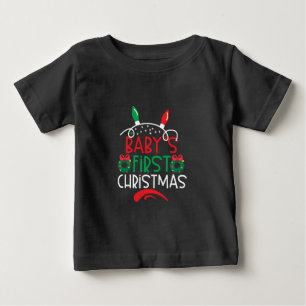 Adorable 2023 Baby's First Christmas Geschenke Baby T-shirt
