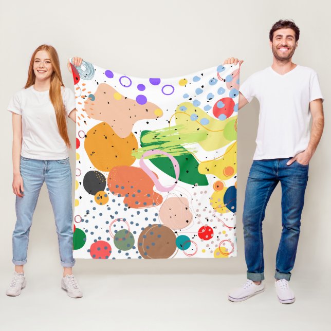 Adorable abstrakte Muster niedliche schicke Fleece (Beispiel)