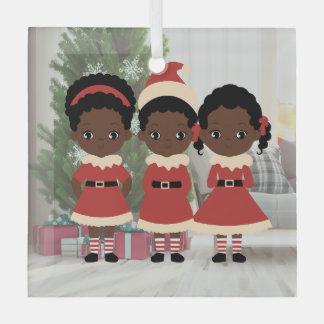 Adorable afrikanische Weihnachtsschmuck