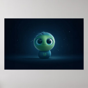 Adorable AI Pixar Inspirierte, schwindelerregende  Poster