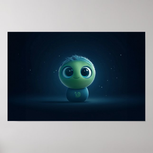 Adorable AI Pixar Inspirierte, schwindelerregende  Poster (Vorne)