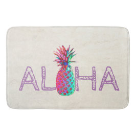Adorable Aloha Hawaiian Ananas Badematte