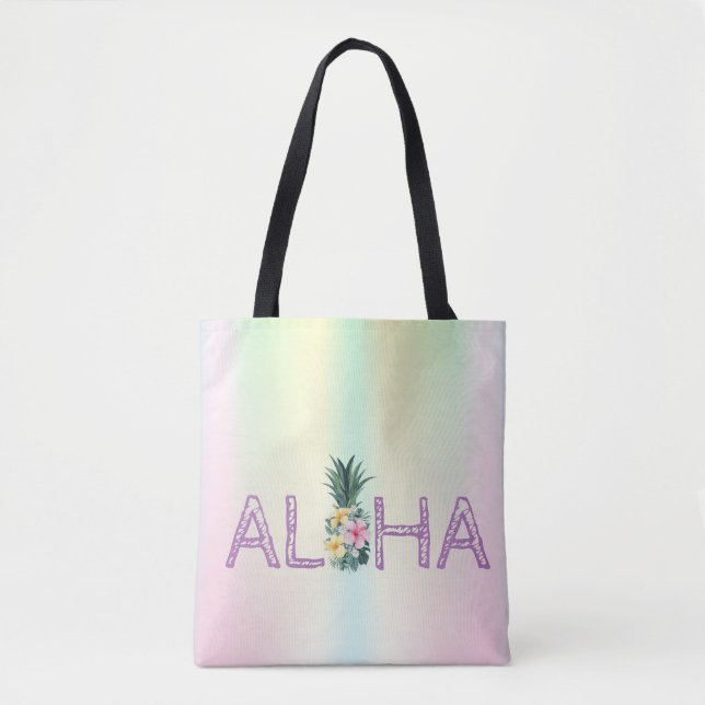 Adorable Aloha Hawaiian Ananas Blume farbenfroh (Vorderseite)