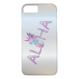 Adorable Aloha Hawaiian Ananas, Silber Case-Mate iPhone Hülle