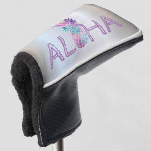 Adorable Aloha Hawaiian Ananas, Silber Golf Headcover