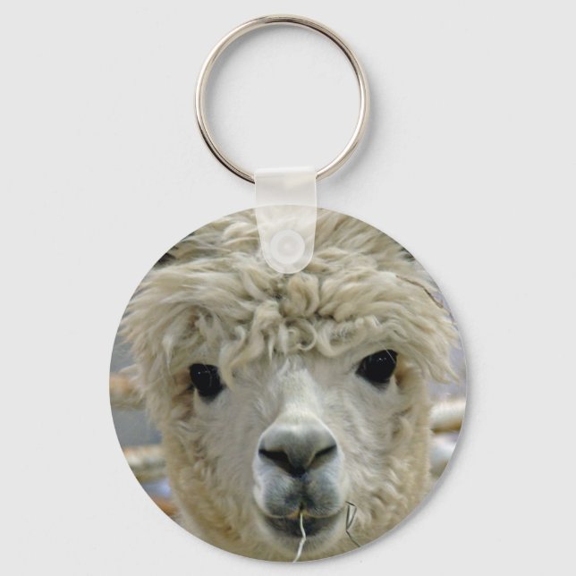 Adorable Alpaca Schlüsselanhänger (Vorderseite)
