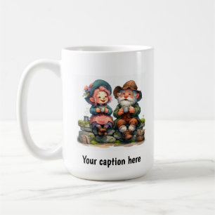 Adorable ältere Munchkins in Vintagen Kleidern Kaffeetasse