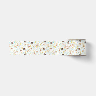 Adorable Angels and Stars Kunst, Dichtung und Musi Satinband