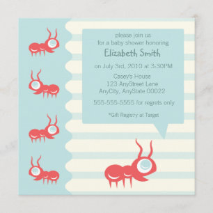 Adorable Ant Einladung