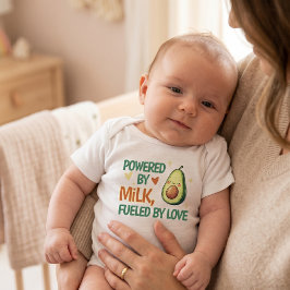 Adorable Avocado Baby Bodysuit Strampler