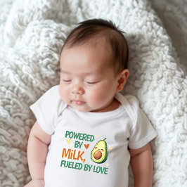 Adorable Avocado Baby Bodysuit Strampler