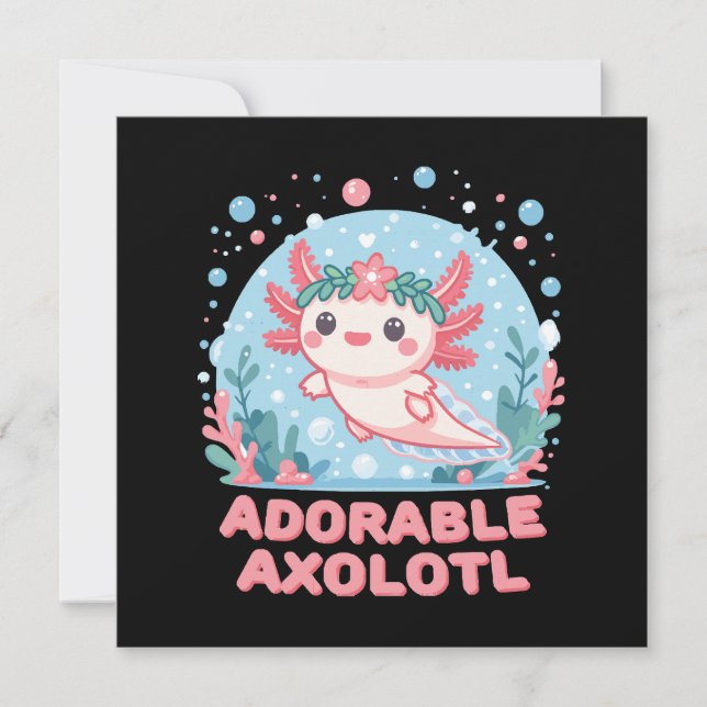 Adorable Axolotl Wasserdichte (Vorderseite)