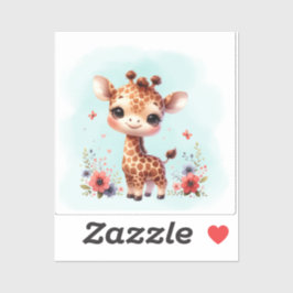 Adorable Baby Animal Sticker für Kinder