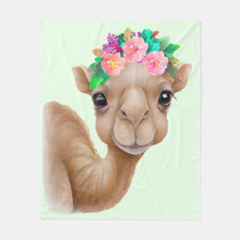 Adorable Baby Camel Fleecedecke