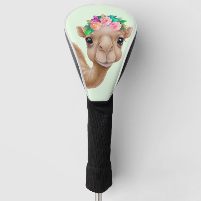 Adorable Baby Camel Golf Headcover (Vorderseite)