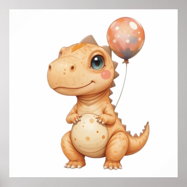 Adorable Baby Dino Wine tasting in der Fattoria Ki Poster (Vorne)