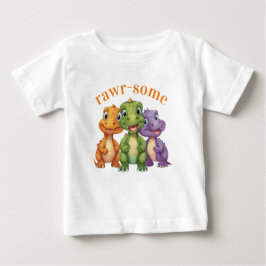Adorable Baby Dinosaurier's Party T-shirt