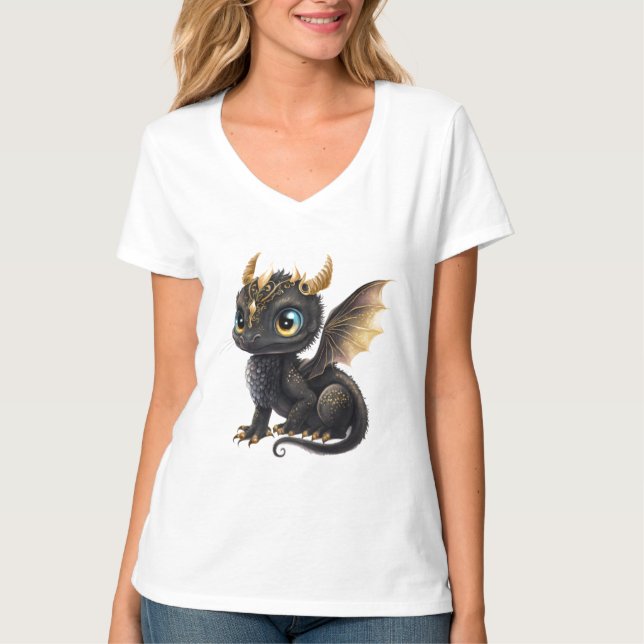 Adorable Baby Dragon T-Shirt (Vorderseite)
